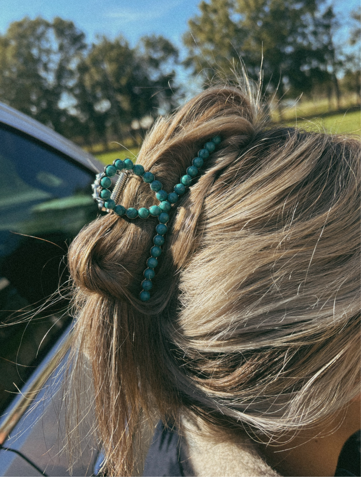 The Gemma Clip Turquoise