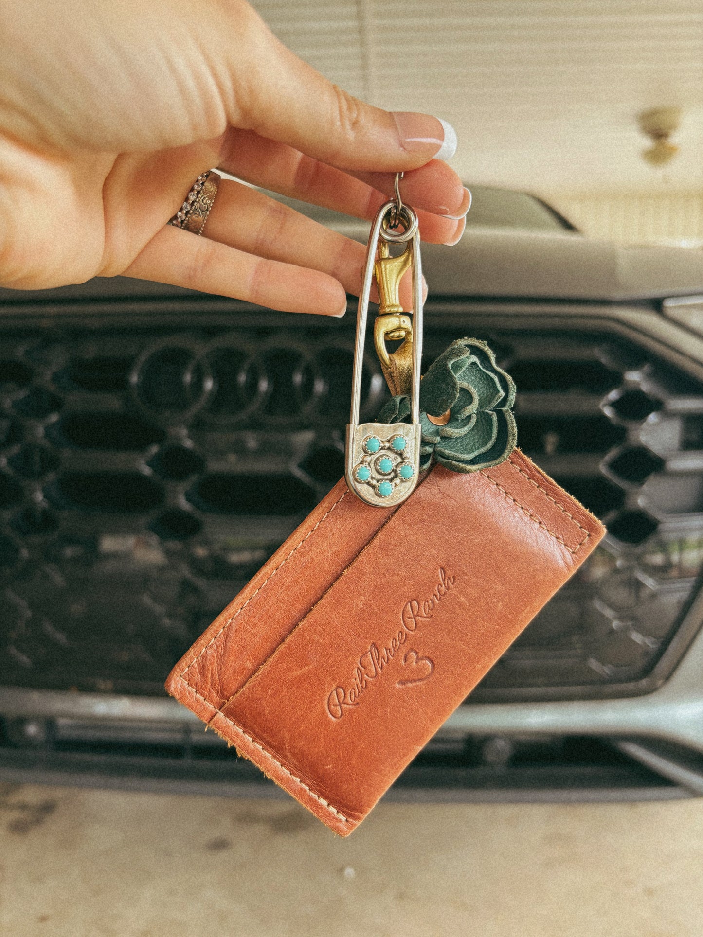 The Levi Turquoise Pin Keychain