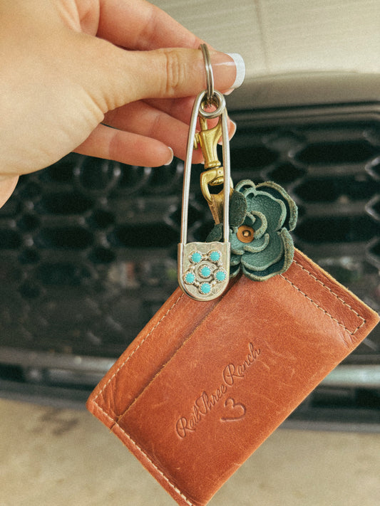The Levi Turquoise Pin Keychain